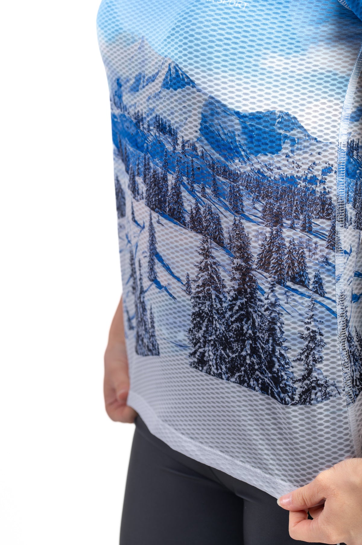 OTSO Damen Kurzarm-Funktionsshirt - Snow Forest – Produktansicht 11
