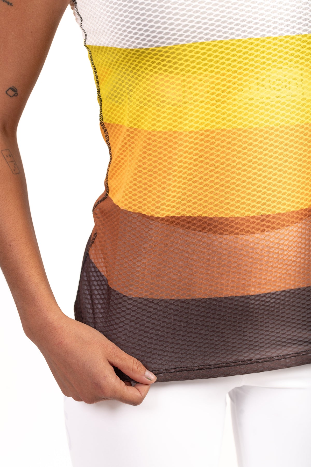 OTSO Damen Lauf-Singlet - Yellow – Produktansicht 10