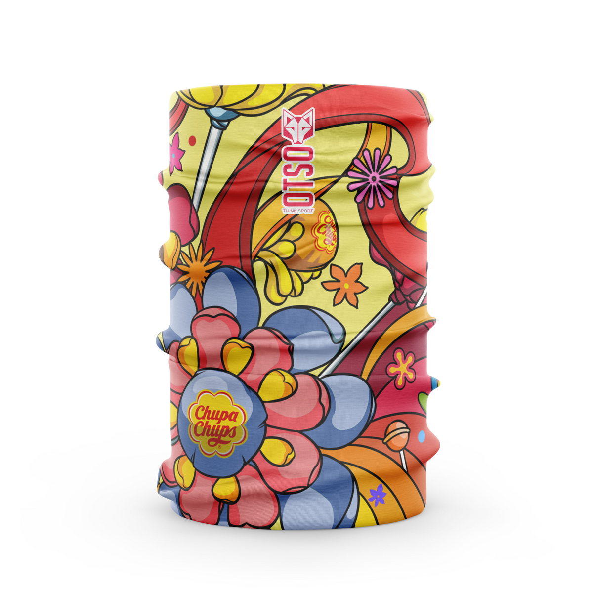 OTSO Multifunktionstuch - Chupa Chups Flower – Produktansicht 2