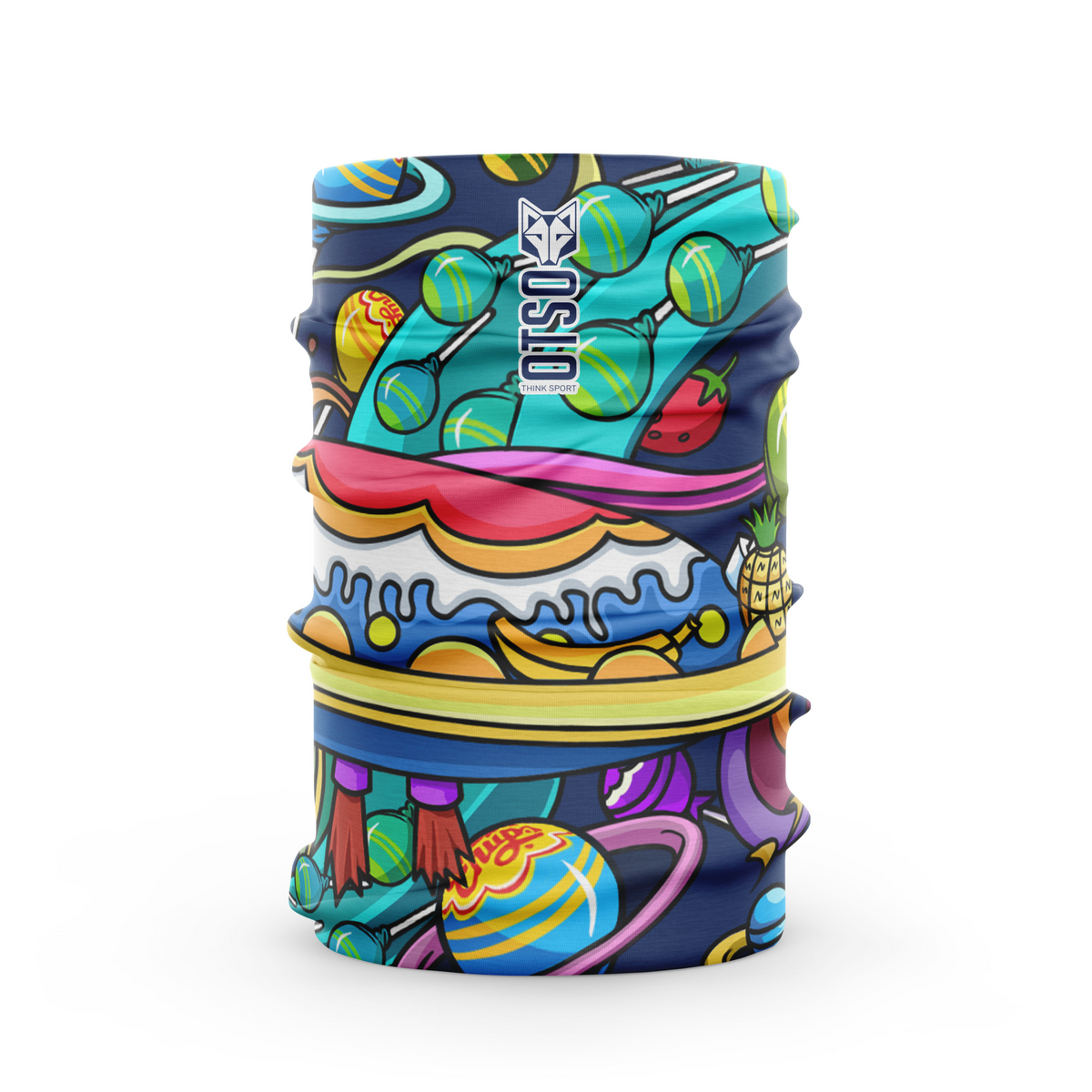OTSO Multifunktionstuch - Chupa Chups Space – Produktansicht 2