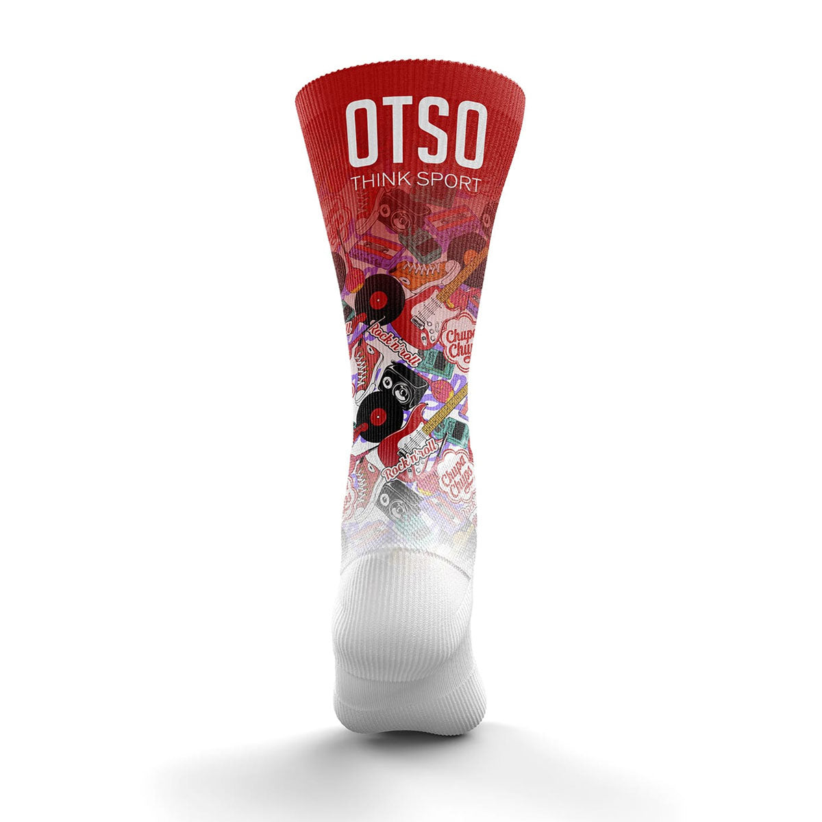 OTSO Sublimierte Sportsocken - Chupa Chups Rock'n'Roll – Produktansicht 2
