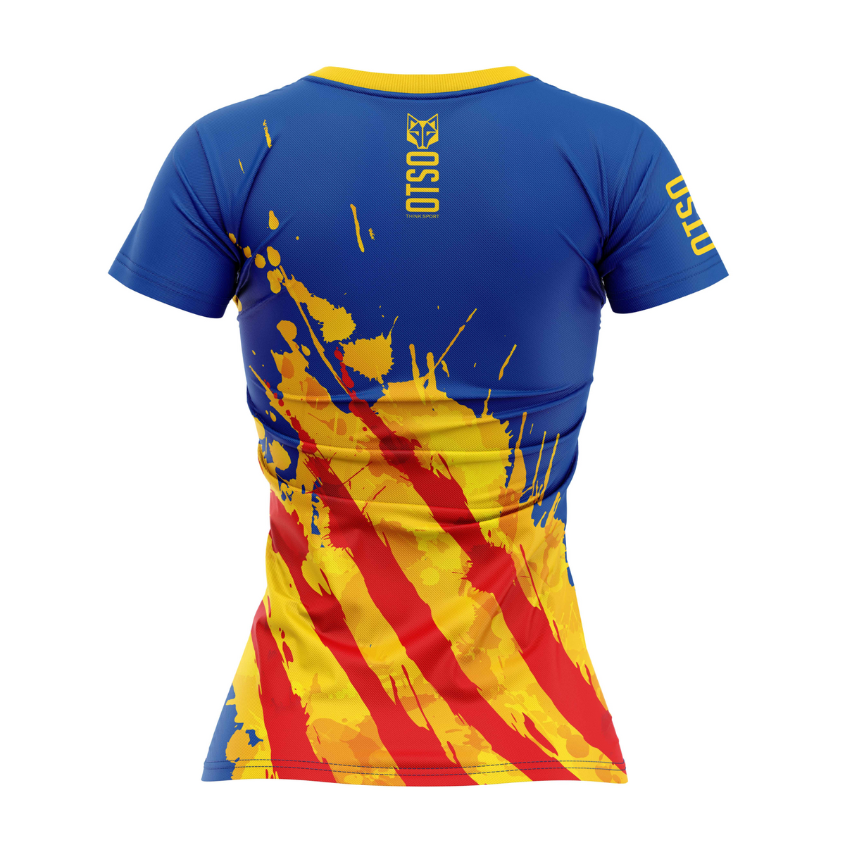 OTSO Damen Kurzarm-Funktionsshirt - Catalunya – Produktansicht 2