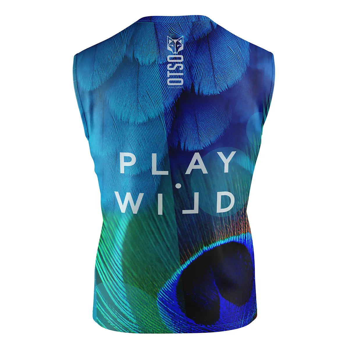 OTSO Herren Padel-Tanktop - Blue Birds – Produktansicht 2