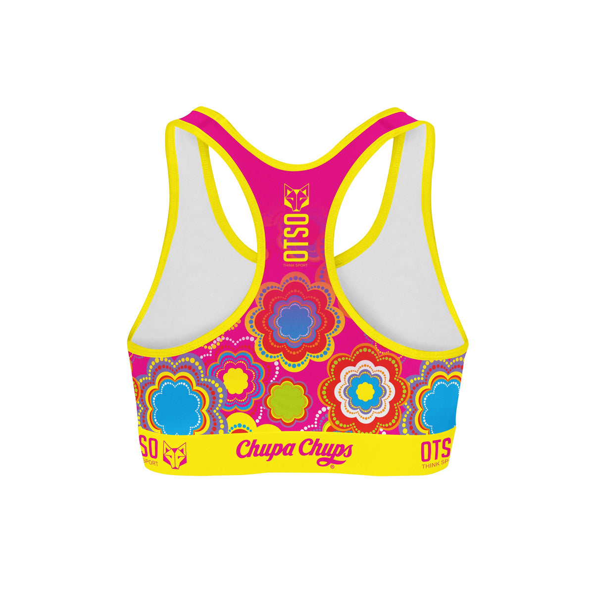 OTSO Damen Sporttop -Chupa Chups Floral Pink – Produktansicht 2