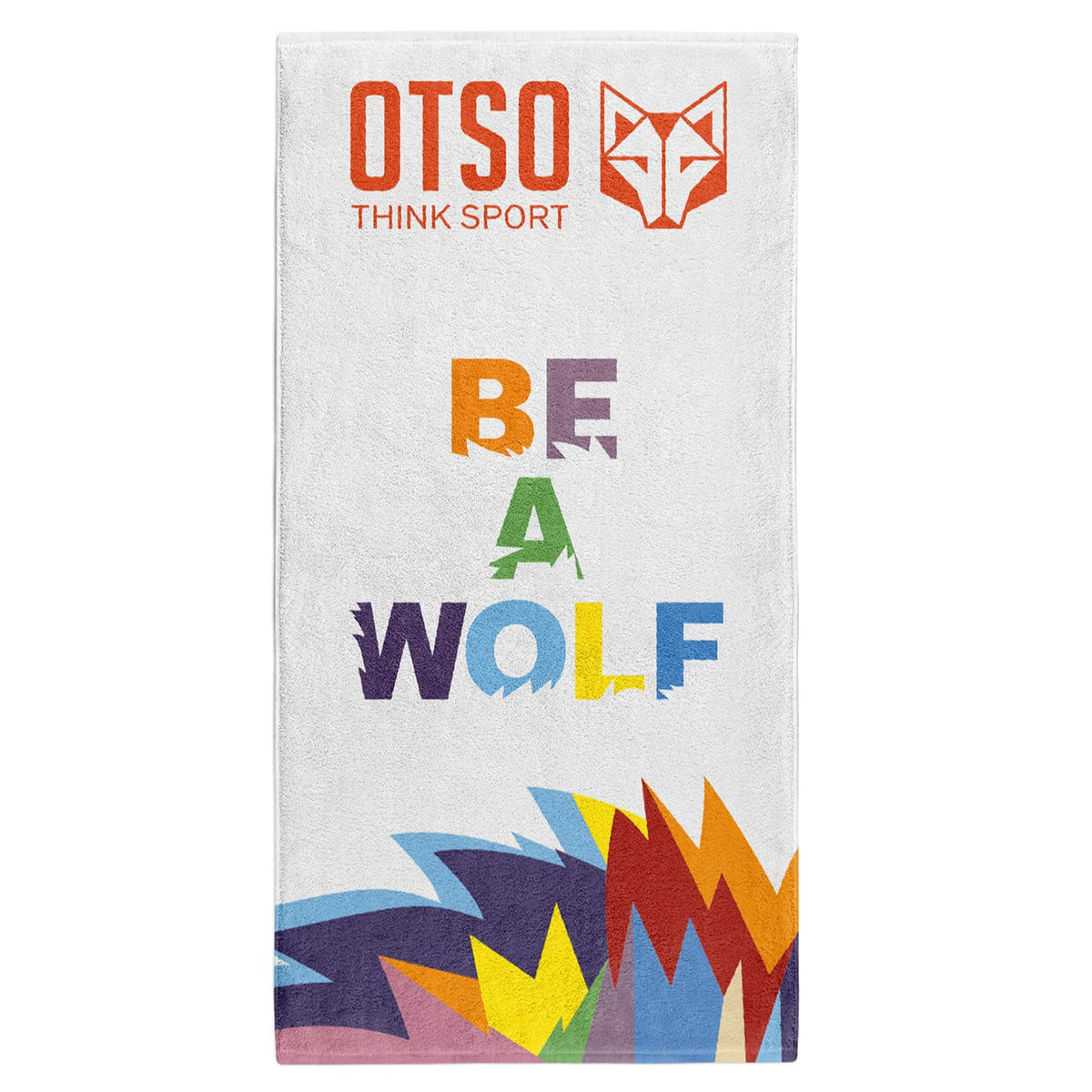 OTSO Mikrofaser-Sporthandtuch - Be A Wolf – Produktansicht 2