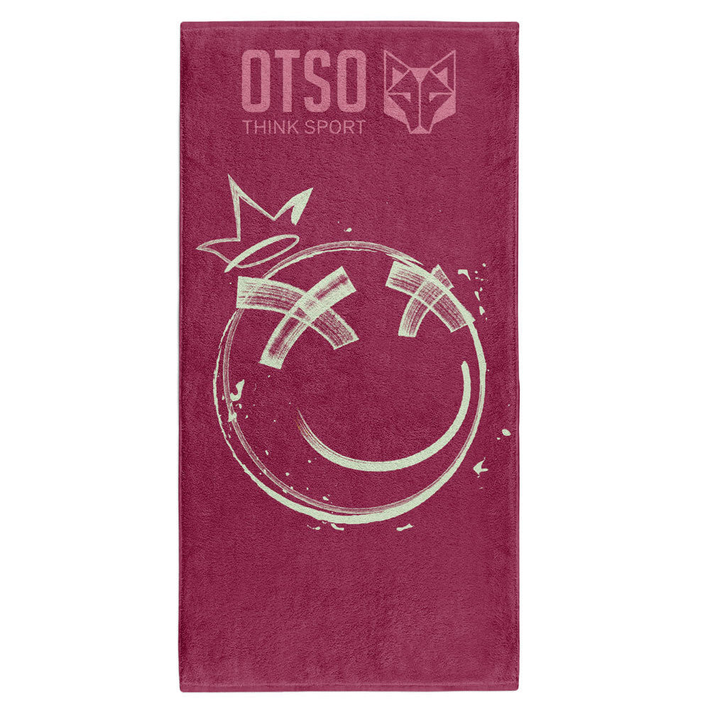 OTSO Mikrofaser-Sporthandtuch - Emoji Happiness – Produktansicht 2