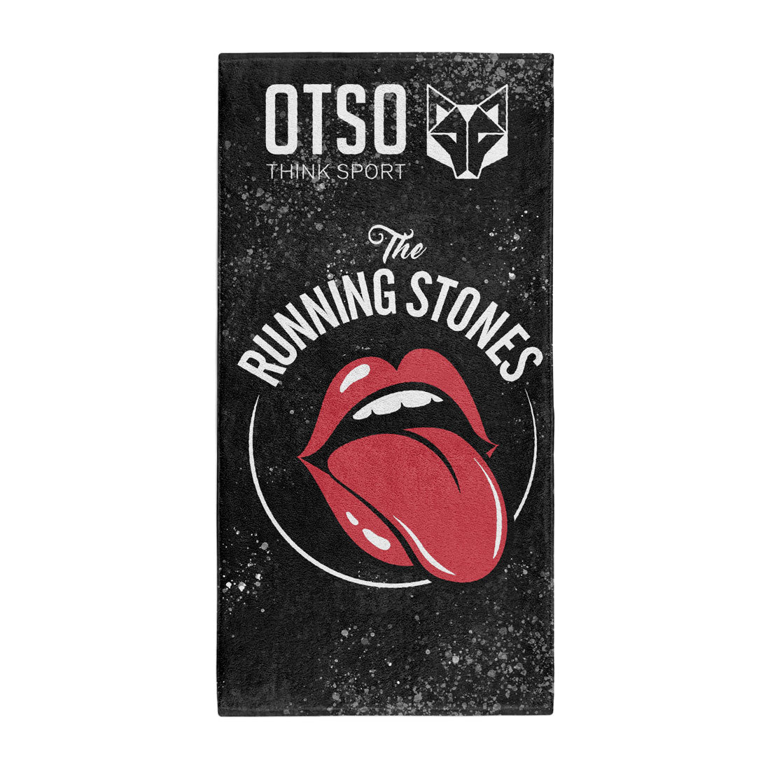 OTSO Mikrofaser-Sporthandtuch - Running Stones – Produktansicht