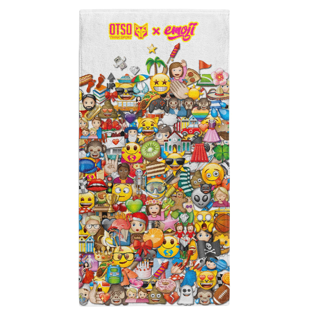 OTSO Mikrofaser-Sporthandtuch - Emoji Big Wave – Produktansicht 2