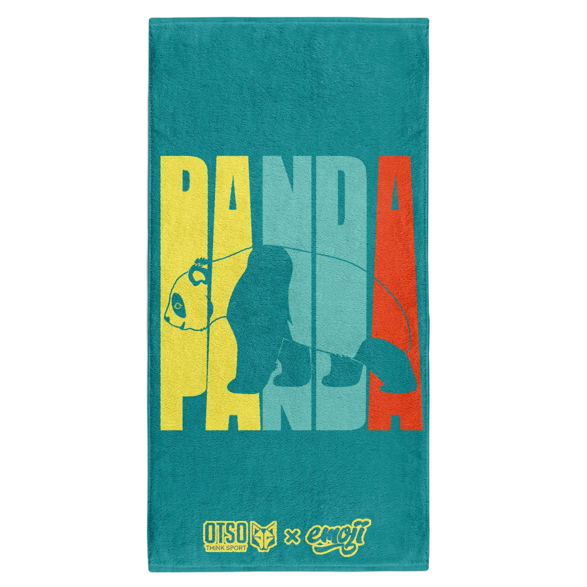 OTSO Mikrofaser-Sporthandtuch - Emoji Panda – Produktansicht 2