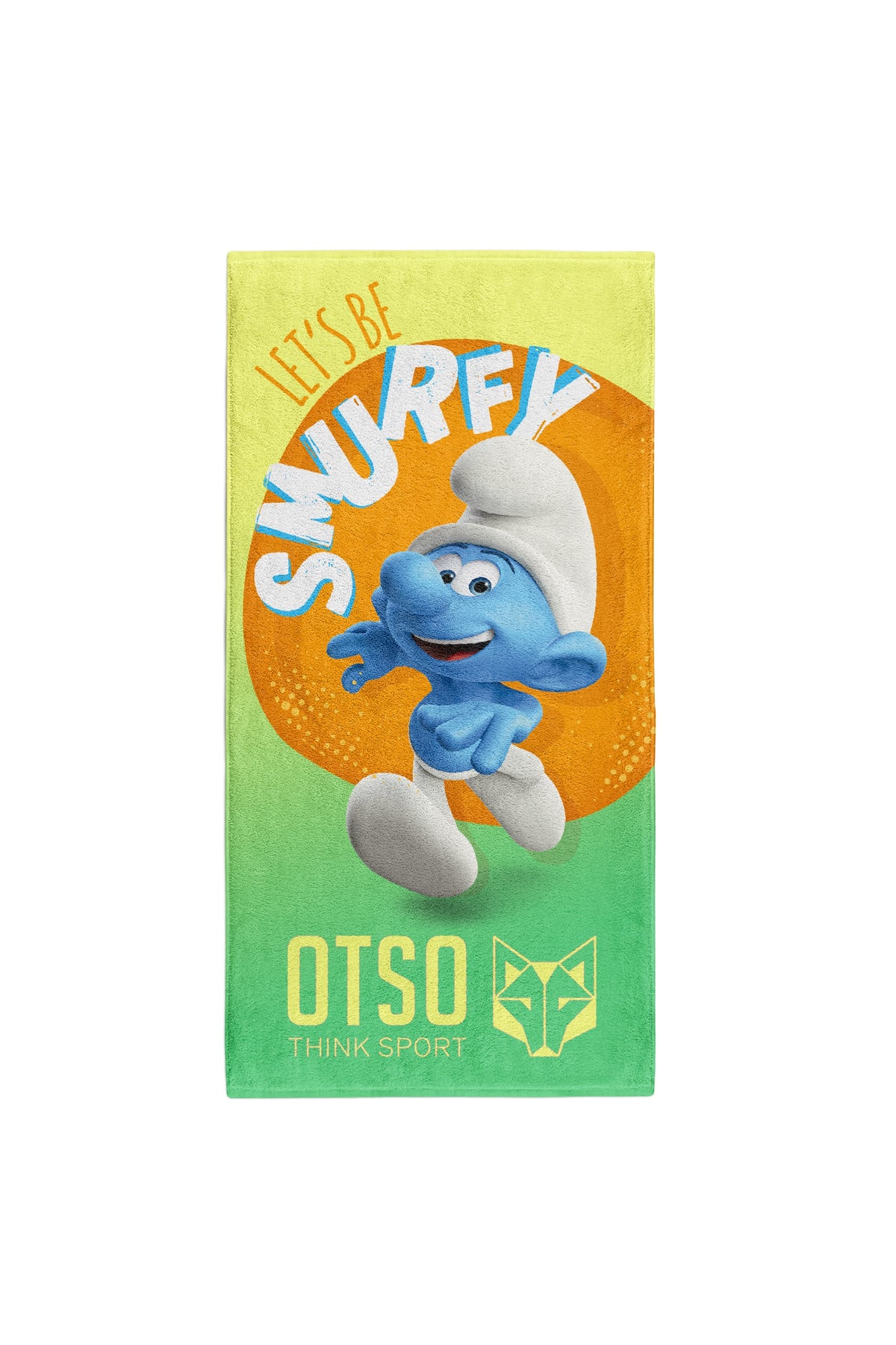 OTSO Mikrofaser-Sporthandtuch - Smurf Running – Produktansicht 2