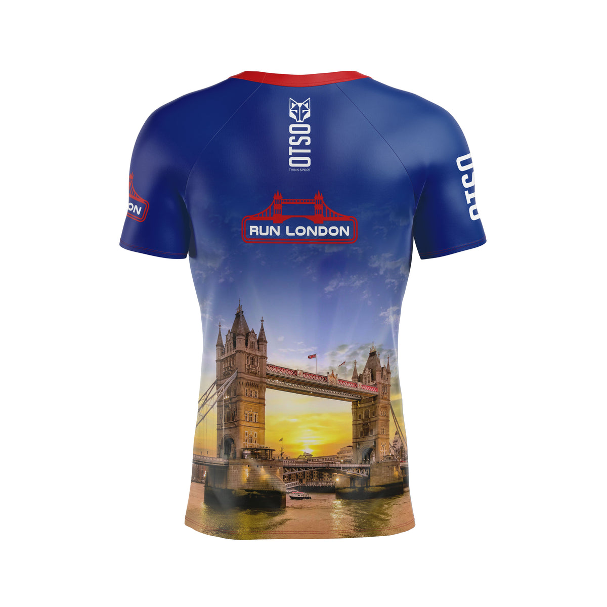OTSO Herren Kurzarm-Funktionsshirt - Run London 2025 – Produktansicht 2