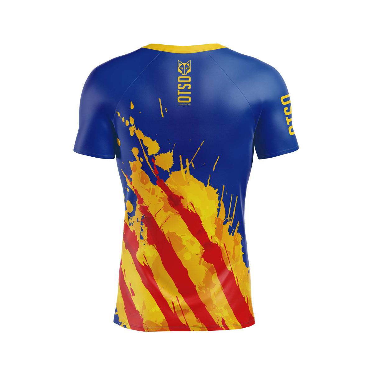 OTSO Herren Kurzarm-Funktionsshirt - Catalunya – Produktansicht 2