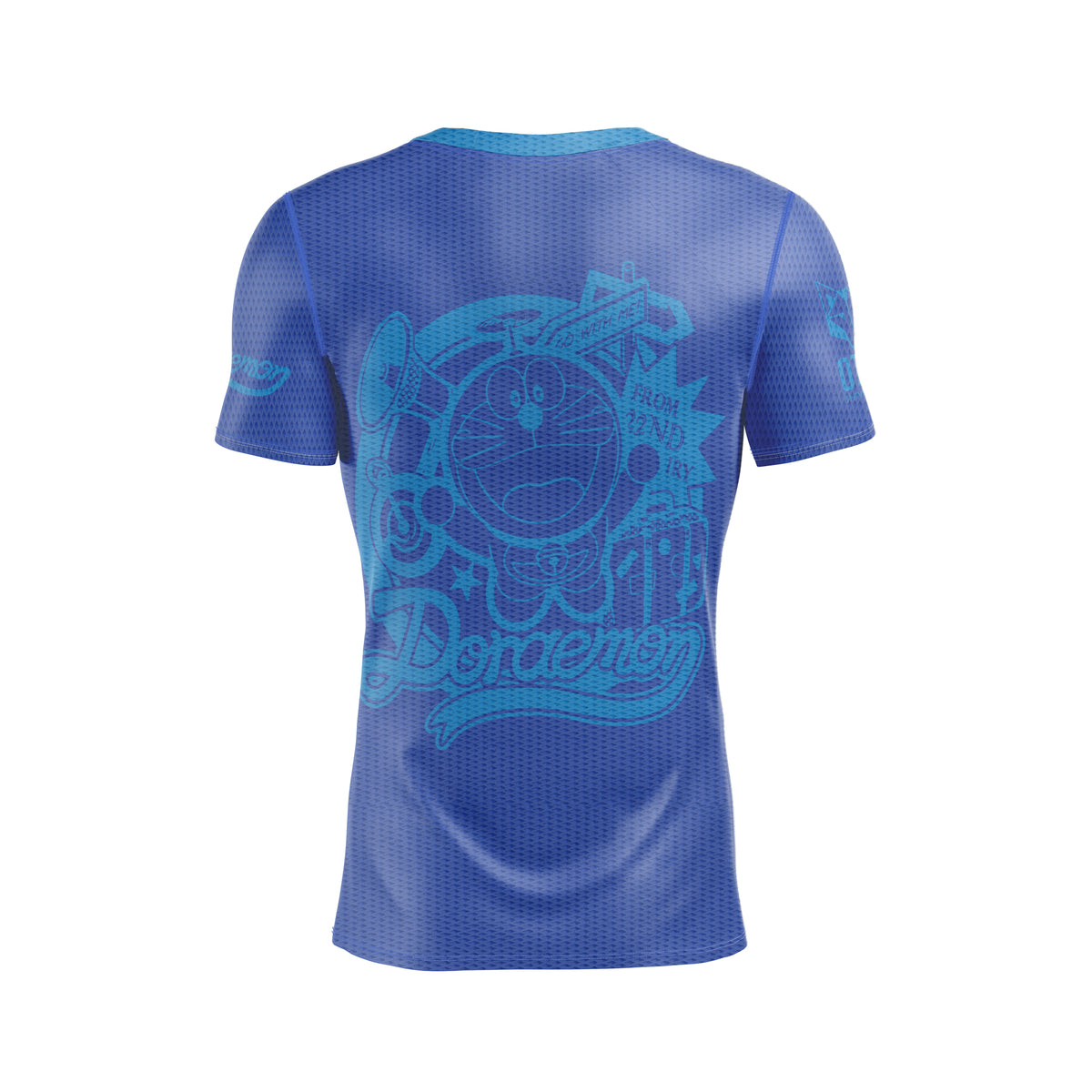OTSO Herren Kurzarm-Funktionsshirt - Doraemon Child Out Time – Produktansicht 2
