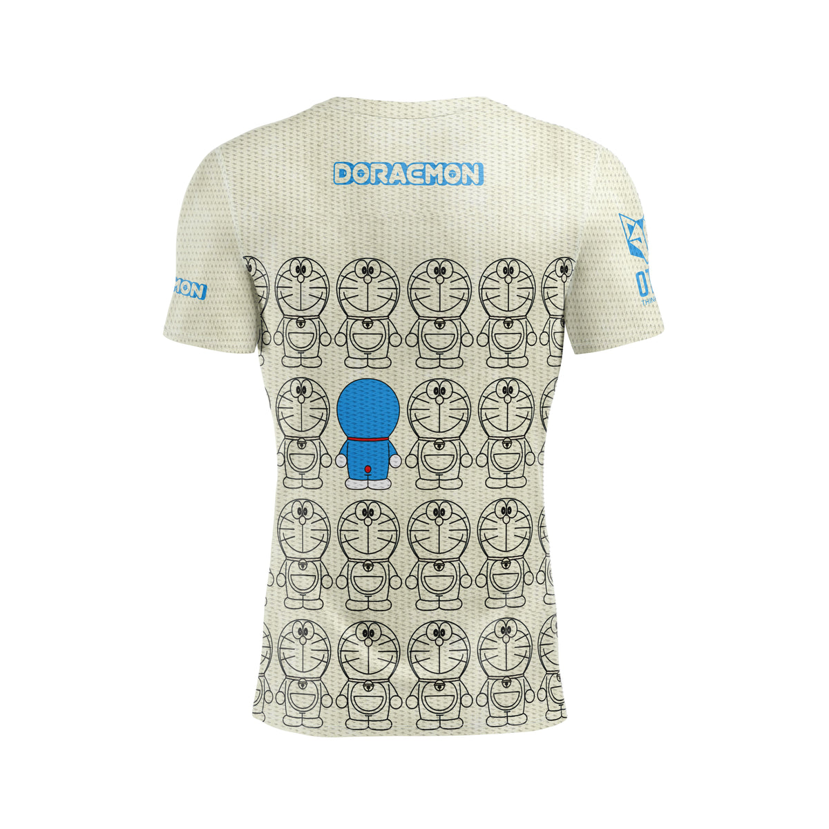 OTSO Herren Kurzarm-Funktionsshirt - Doraemon Dare To Be Different – Produktansicht 2