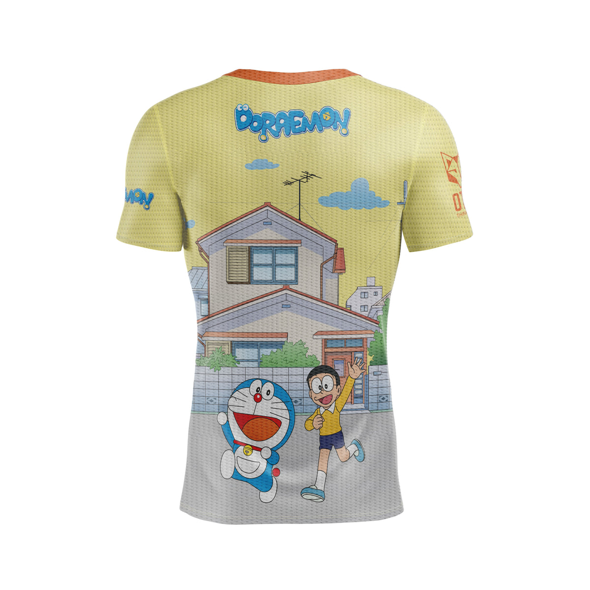 OTSO Herren Kurzarm-Funktionsshirt - Doraemon Friends forever – Produktansicht 2