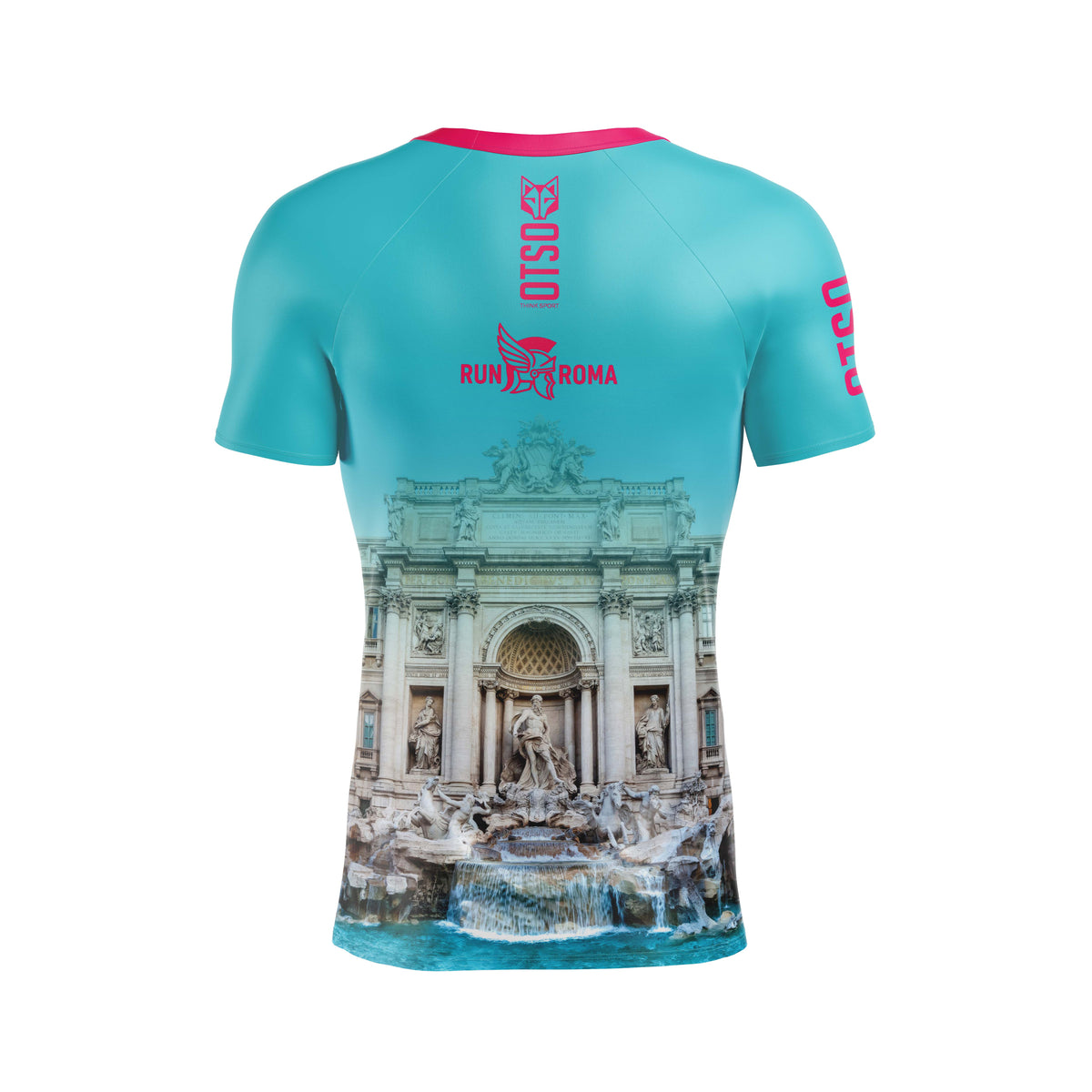 OTSO Herren Kurzarm-Funktionsshirt - Run Roma 2026 – Produktansicht 2