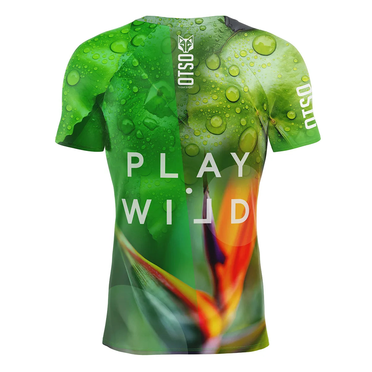 OTSO Herren Padel-Kurzarmshirt - Paradise – Produktansicht 2