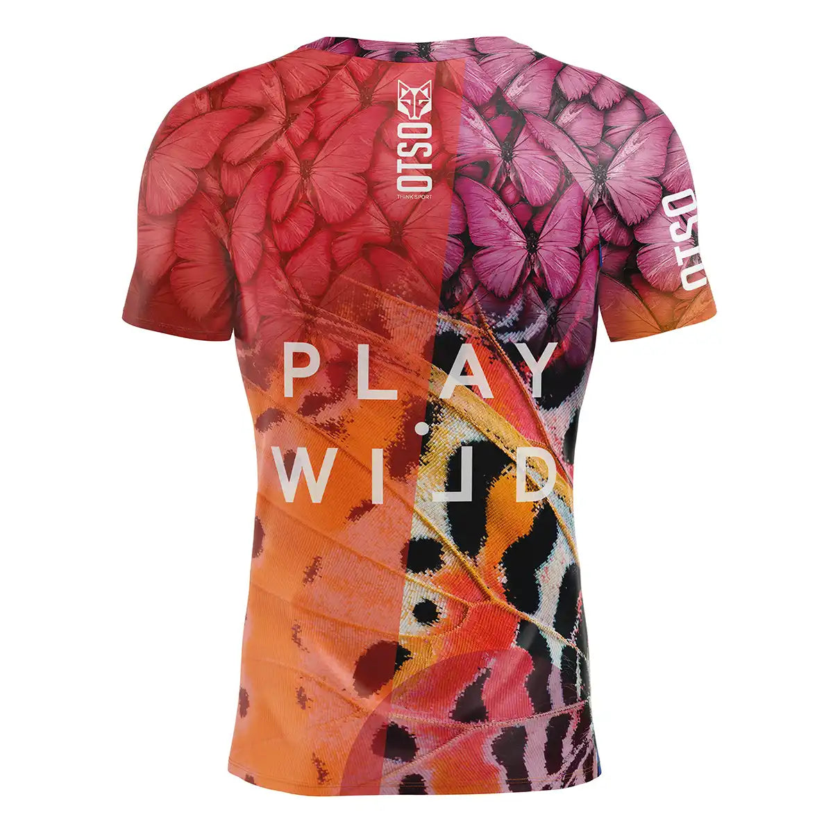 OTSO Herren Padel-Kurzarmshirt - Wings – Produktansicht 2