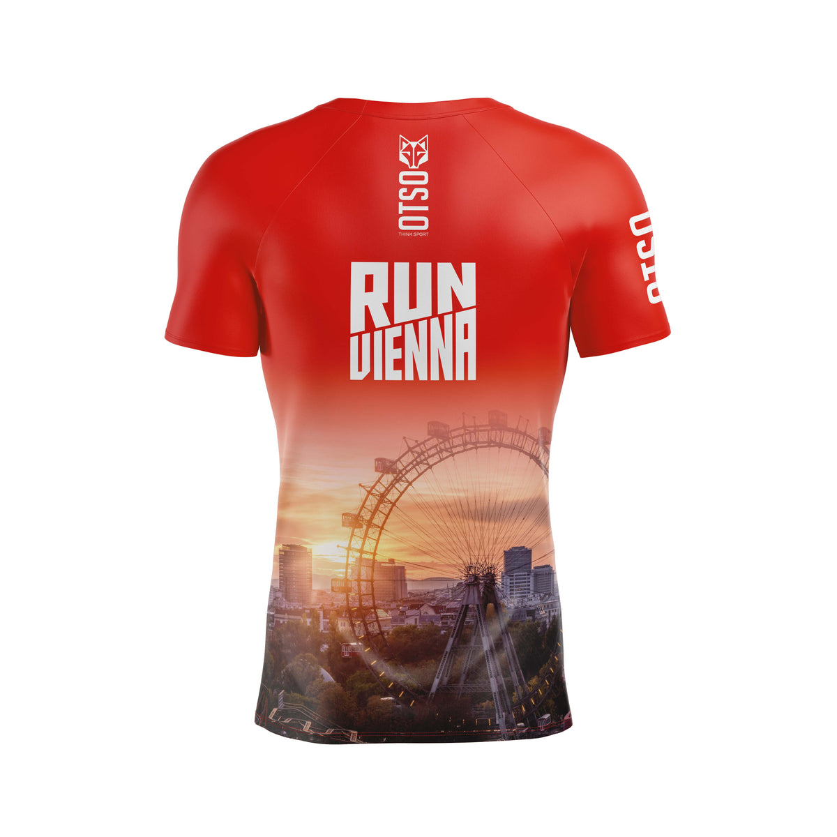 OTSO Herren Kurzarm-Funktionsshirt - Run Vienna 2024 – Produktansicht 2