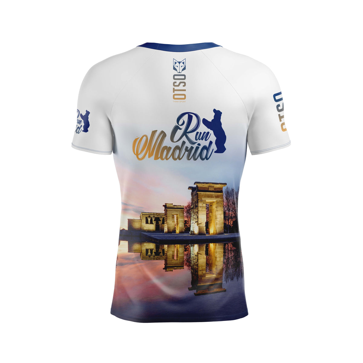 OTSO Herren Kurzarm-Funktionsshirt - Run Madrid 2025 – Produktansicht 2
