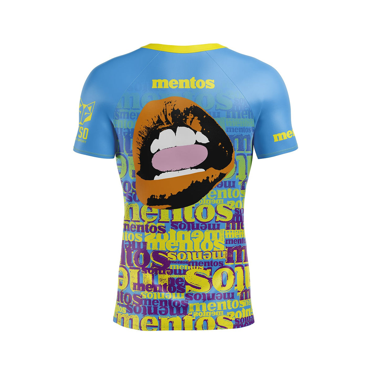 OTSO Herren Kurzarm-Funktionsshirt - Mentos Mouth – Produktansicht 2
