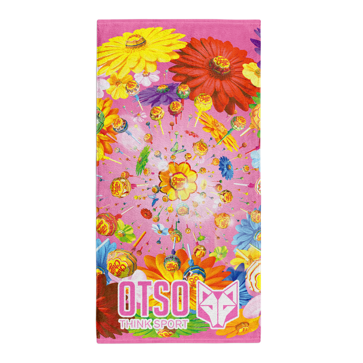 OTSO Mikrofaser-Sporthandtuch - Chupa Chups Flavours World – Produktansicht 2