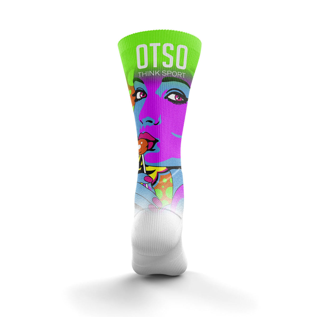 OTSO Sublimierte Sportsocken - Chupa Chups Warhool – Produktansicht 2