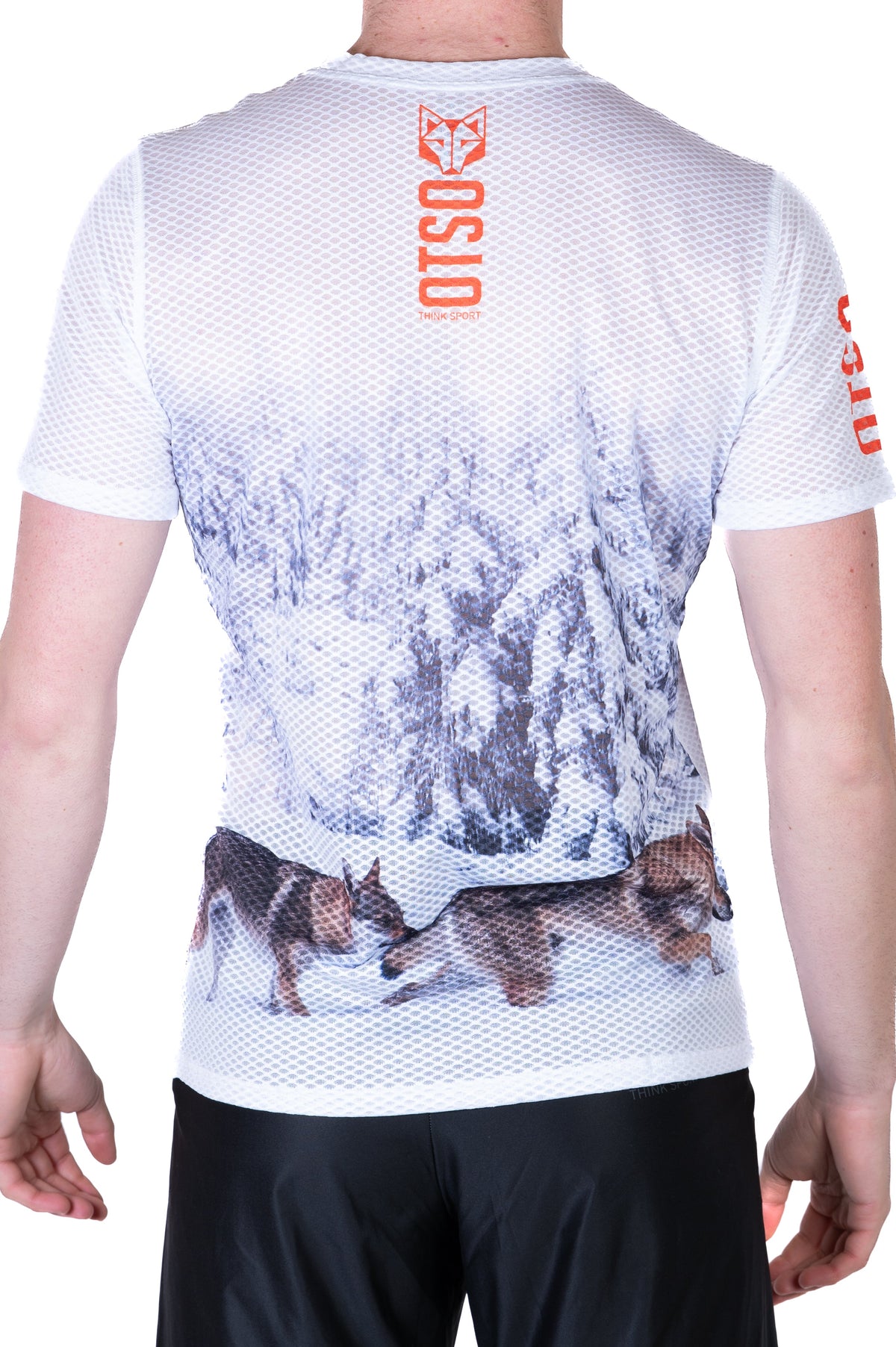 OTSO Herren Kurzarm-Funktionsshirt - Wolf – Produktansicht 9