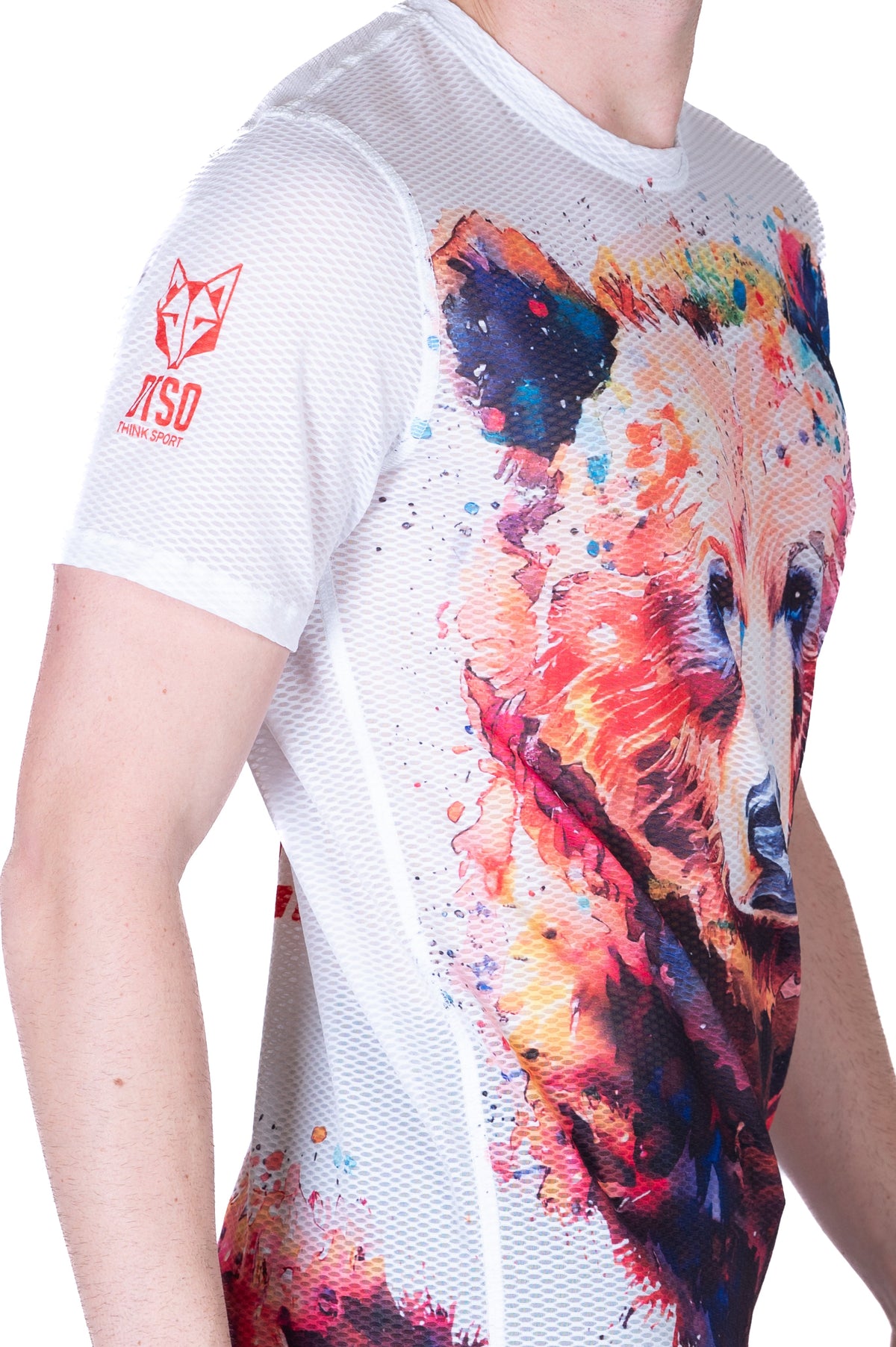 OTSO Herren Kurzarm-Funktionsshirt - Be Wild Bear – Produktansicht 10