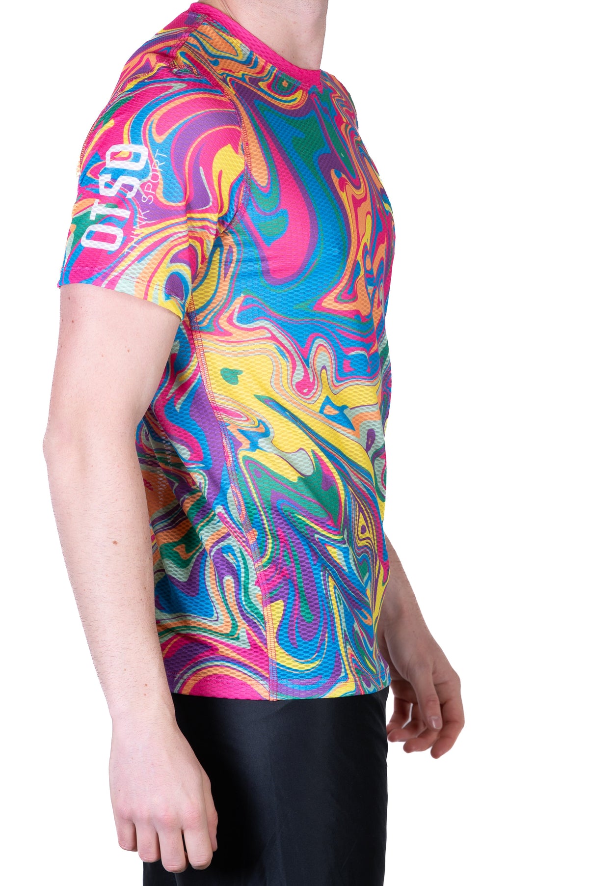OTSO Herren Kurzarm-Funktionsshirt - Psychedelic – Produktansicht 10