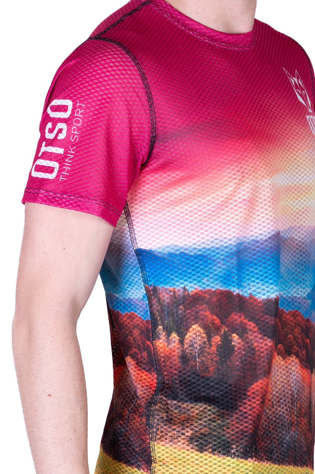 OTSO Herren Kurzarm-Funktionsshirt - Autumn – Produktansicht 10