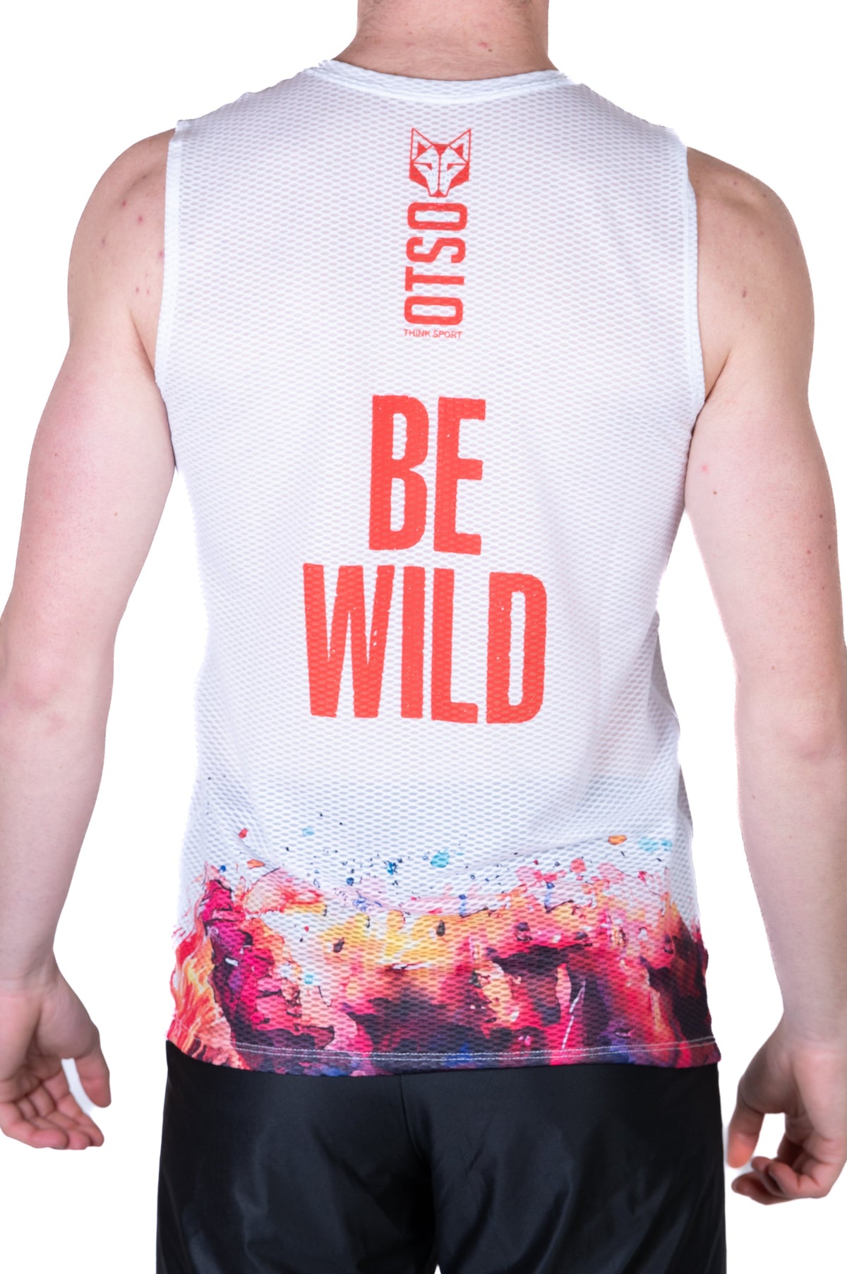 OTSO Herren Lauf-Tanktop - Be Wild Bear – Produktansicht 9