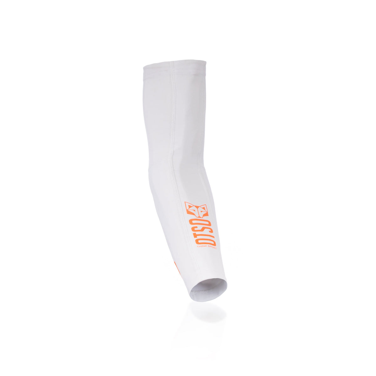 OTSO Armsleeves - White & Fluo Orange – Produktansicht 26