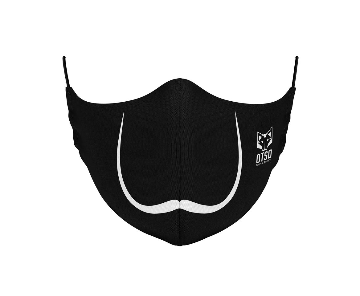 OTSO Gesichtsmaske Moustache Black – Produktansicht