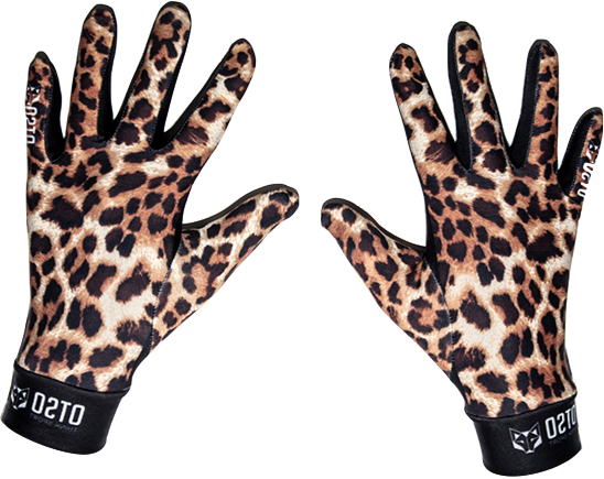 OTSO Sporthandschuhe - Leopard Skin – Produktansicht