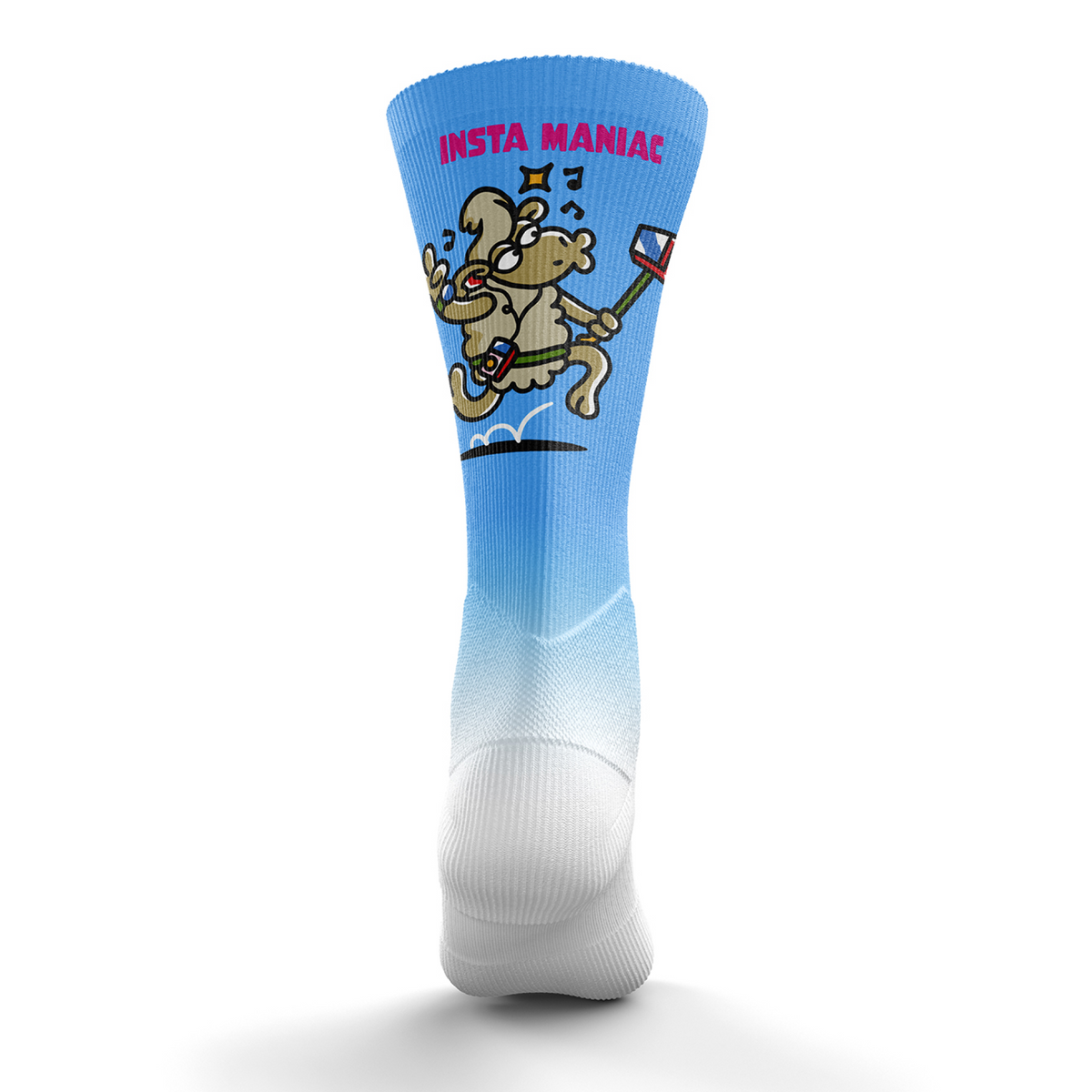 OTSO Sublimierte Sportsocken - Kukuxumusu InstaManiac – Produktansicht 2