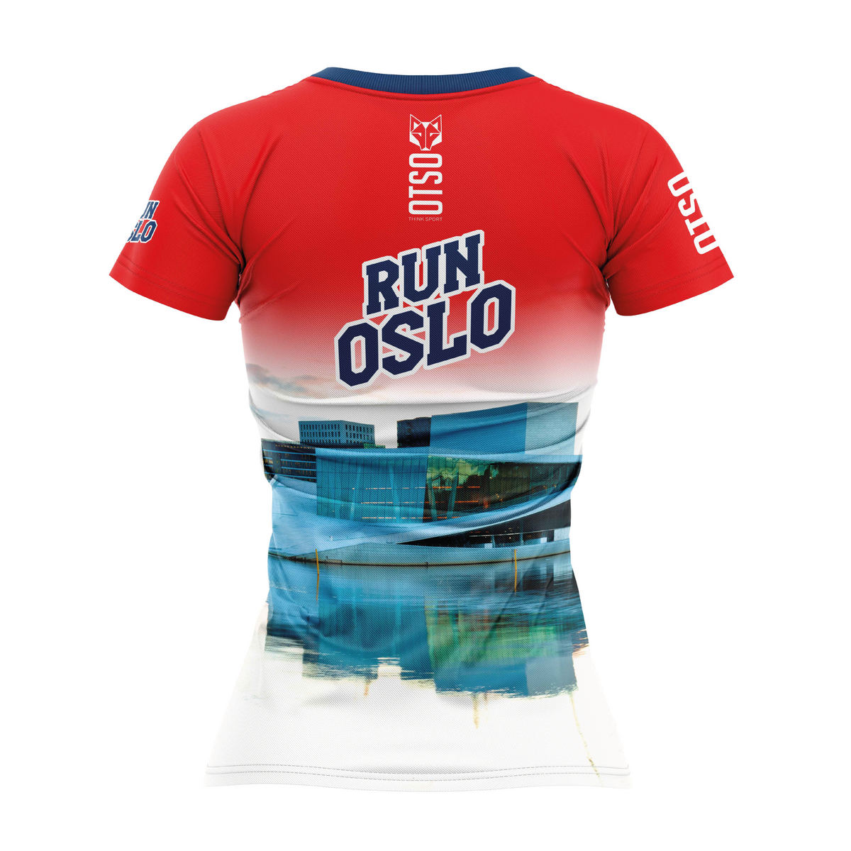 OTSO Damen Kurzarm-Funktionsshirt - Run Oslo 2024 – Produktansicht 2