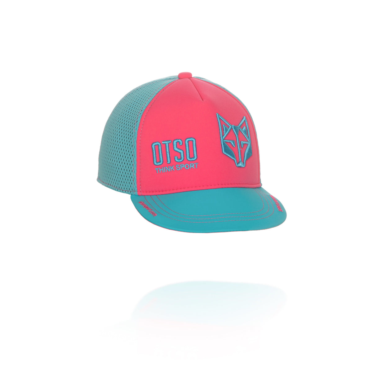 OTSO Snapback-Cap - Fluo Pink & Light Blue – Produktansicht 27