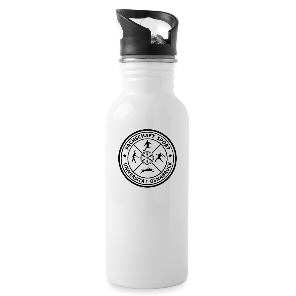 Trinkflasche - Fachschaft Sport Uni OS - weiß