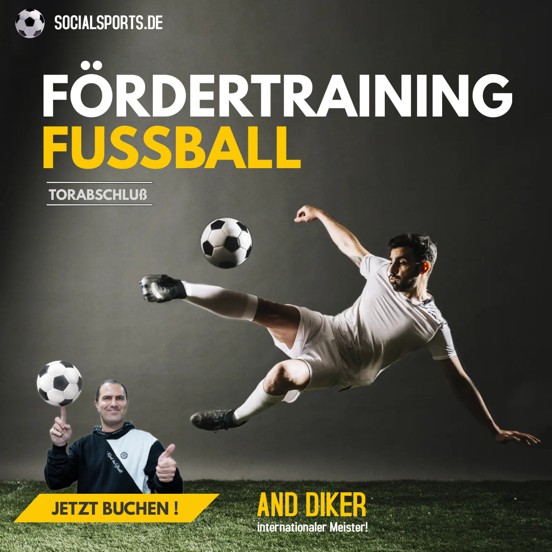 Fördertraining Fußball - Torabschlußtraining mit AND DIKER