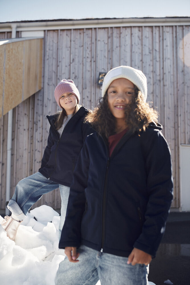 Padded Hoody Softshell Junior von Clique – Navy