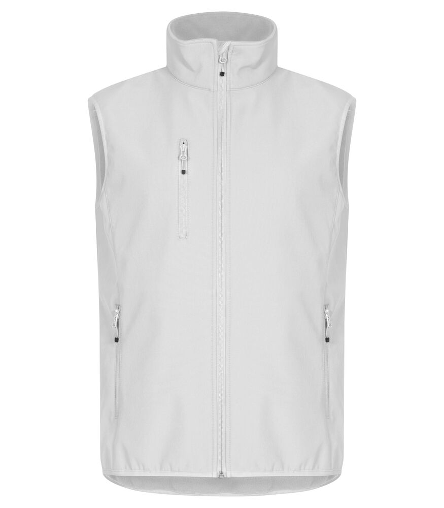 Classic Softshell Vest von Clique – White