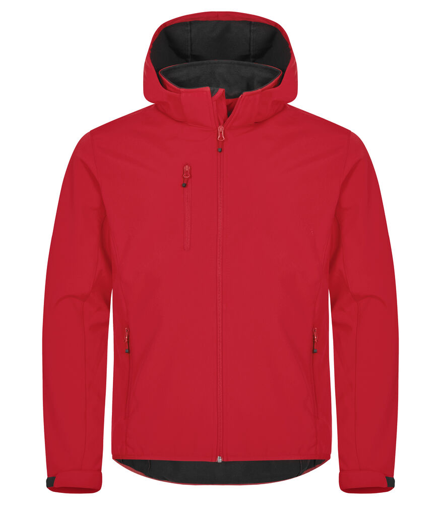 Classic Softshell Hoody von Clique – Red