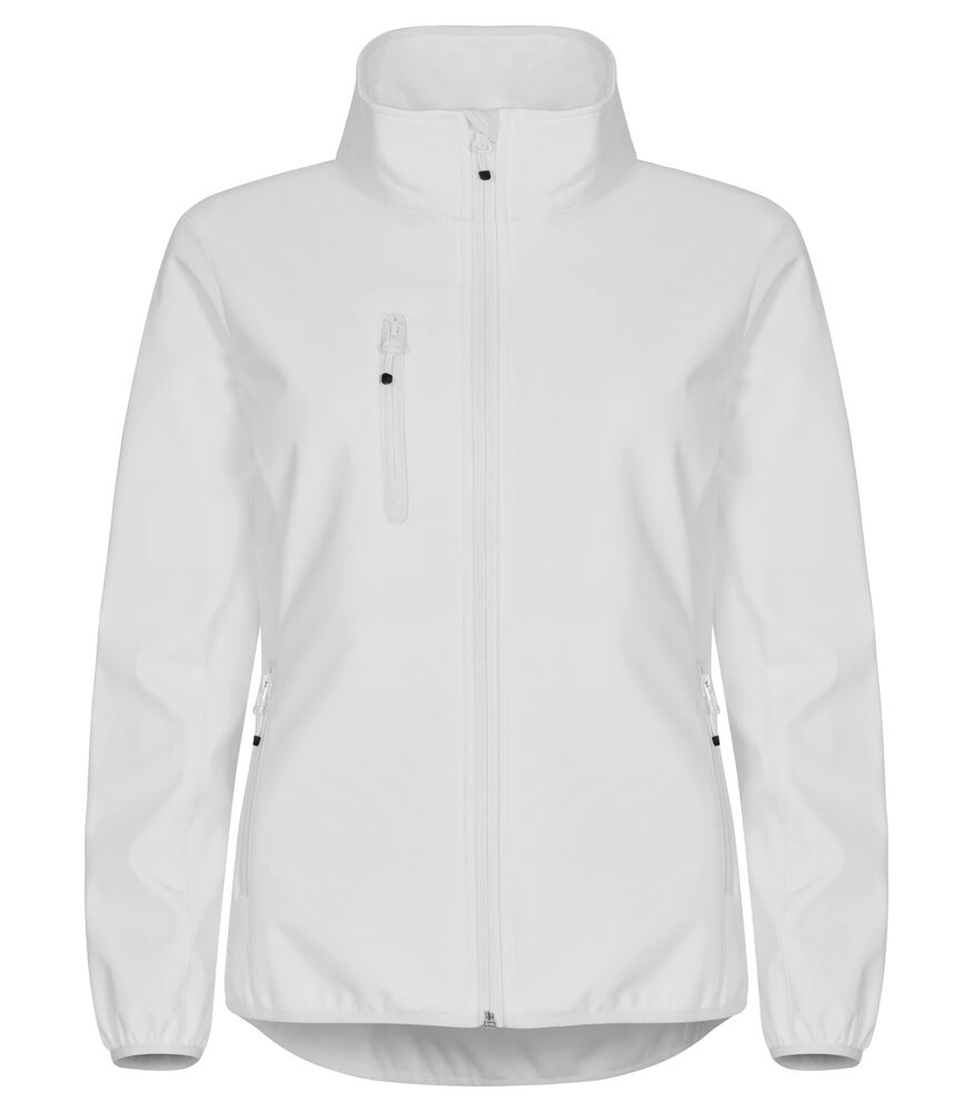 Classic Softshell Jacket Women von Clique – White