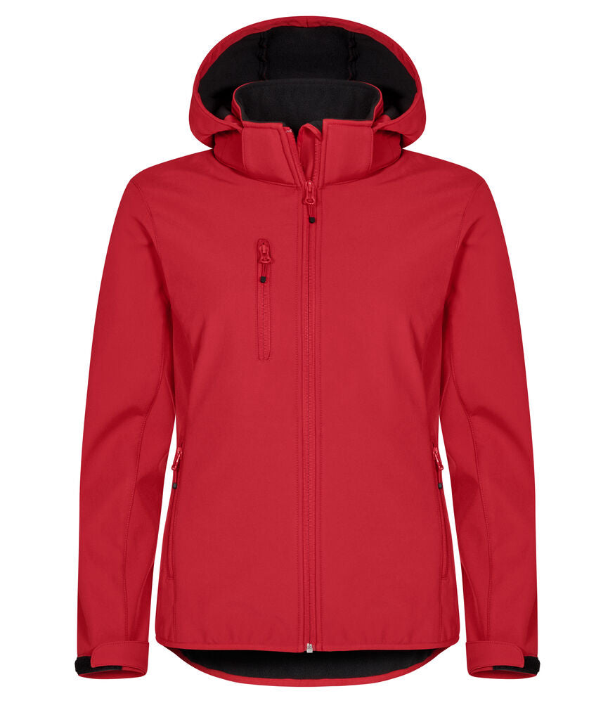 Classic Softshell Hoody Women von Clique – Red