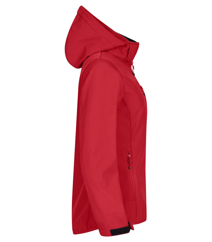 Classic Softshell Hoody Women von Clique – Red