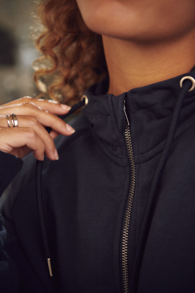 Miami Pro Hoody Full Zip von Clique – Dark Navy