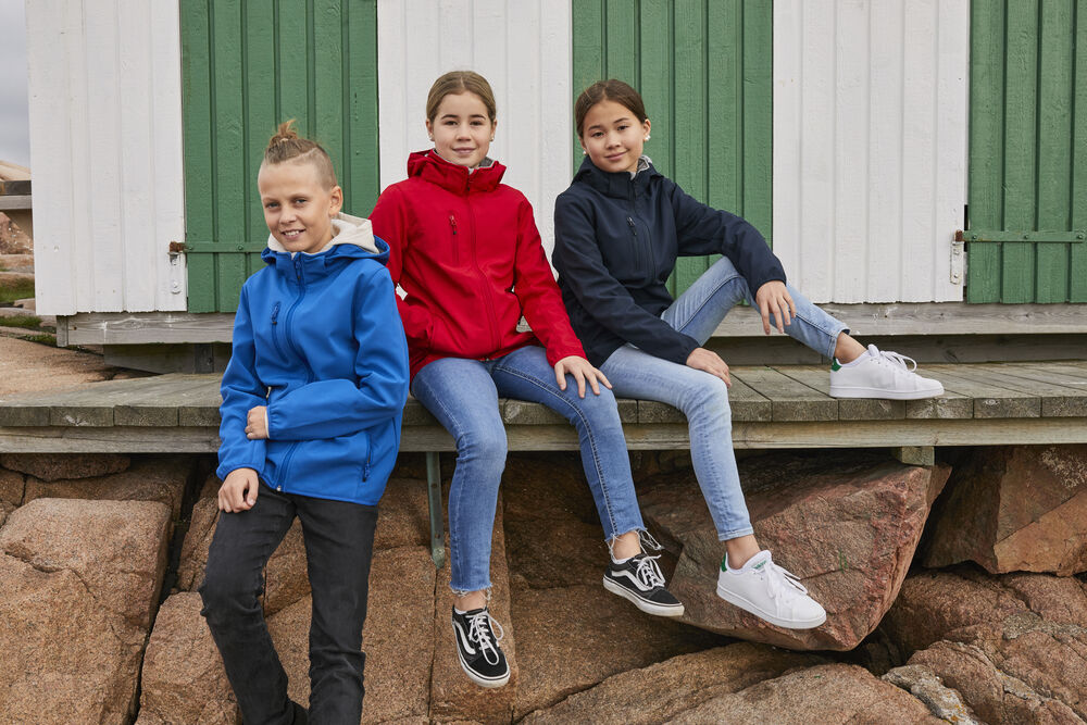 Basic Softshell Jacket Junior von Clique – Red
