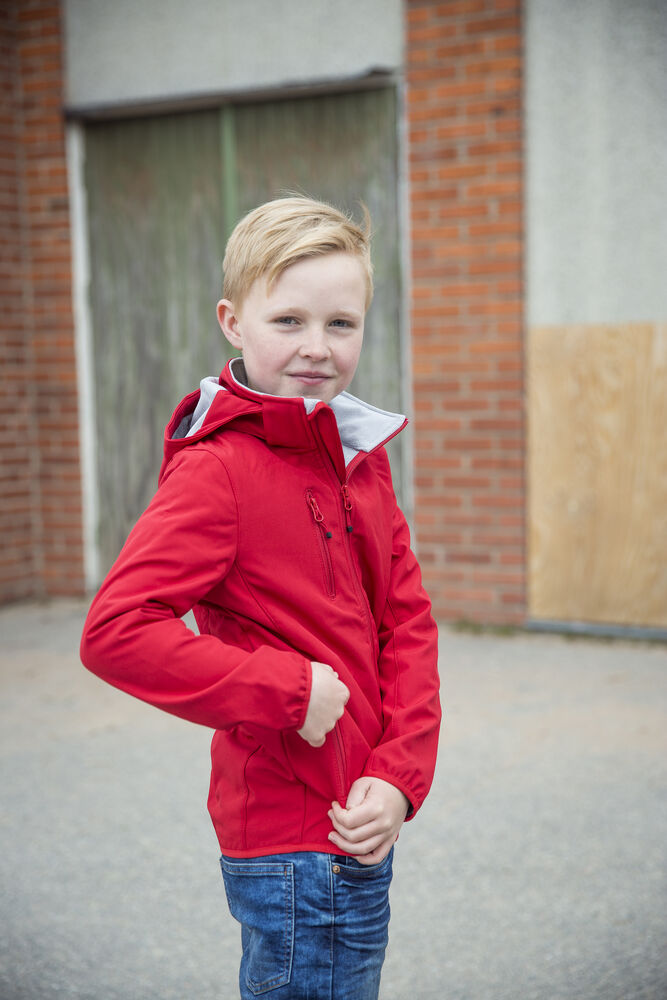 Basic Softshell Jacket Junior von Clique – Red