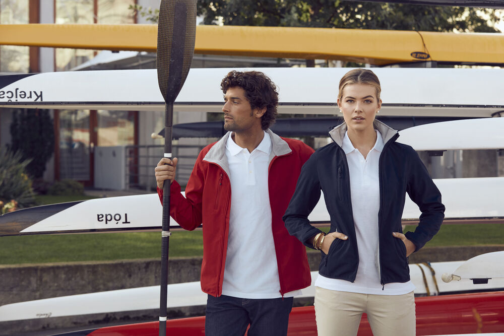 Basic Softshell Jacket von Clique – White